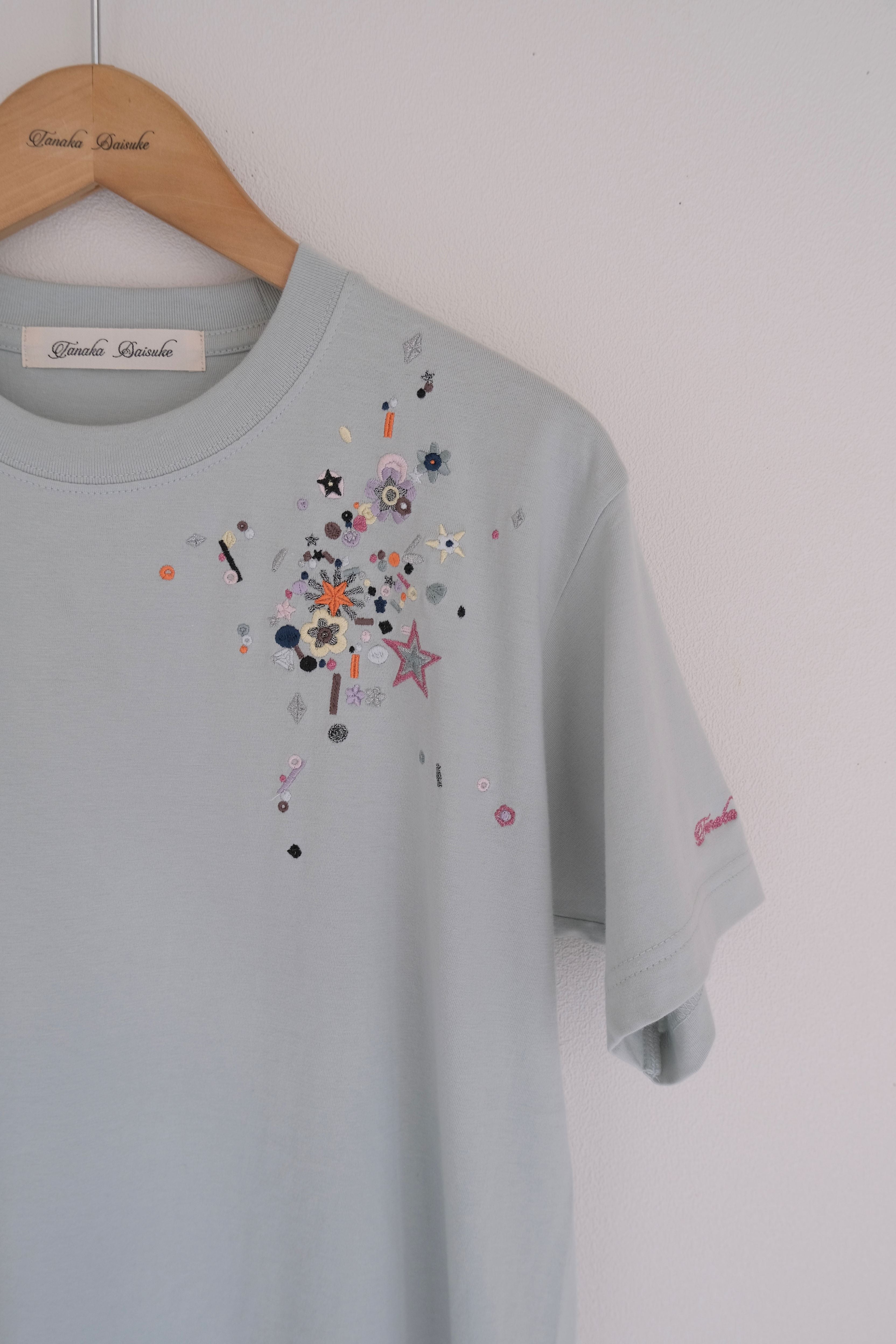 childhood spangle T-shirt Mint【stock】