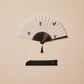 【店頭先行販売】cherry embroidery tassel fan 【Stock】