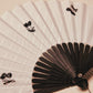 【店頭先行販売】cherry embroidery tassel fan 【Stock】