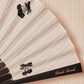 【店頭先行販売】cherry embroidery tassel fan 【Stock】