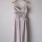 layered bra jersey cami one-piece Ash gray【Delivery in February 2026】