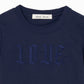 LOVE mini T-shirt Navy【stock】