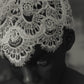 silver lace metal head piece White【Delivery in March 2027】