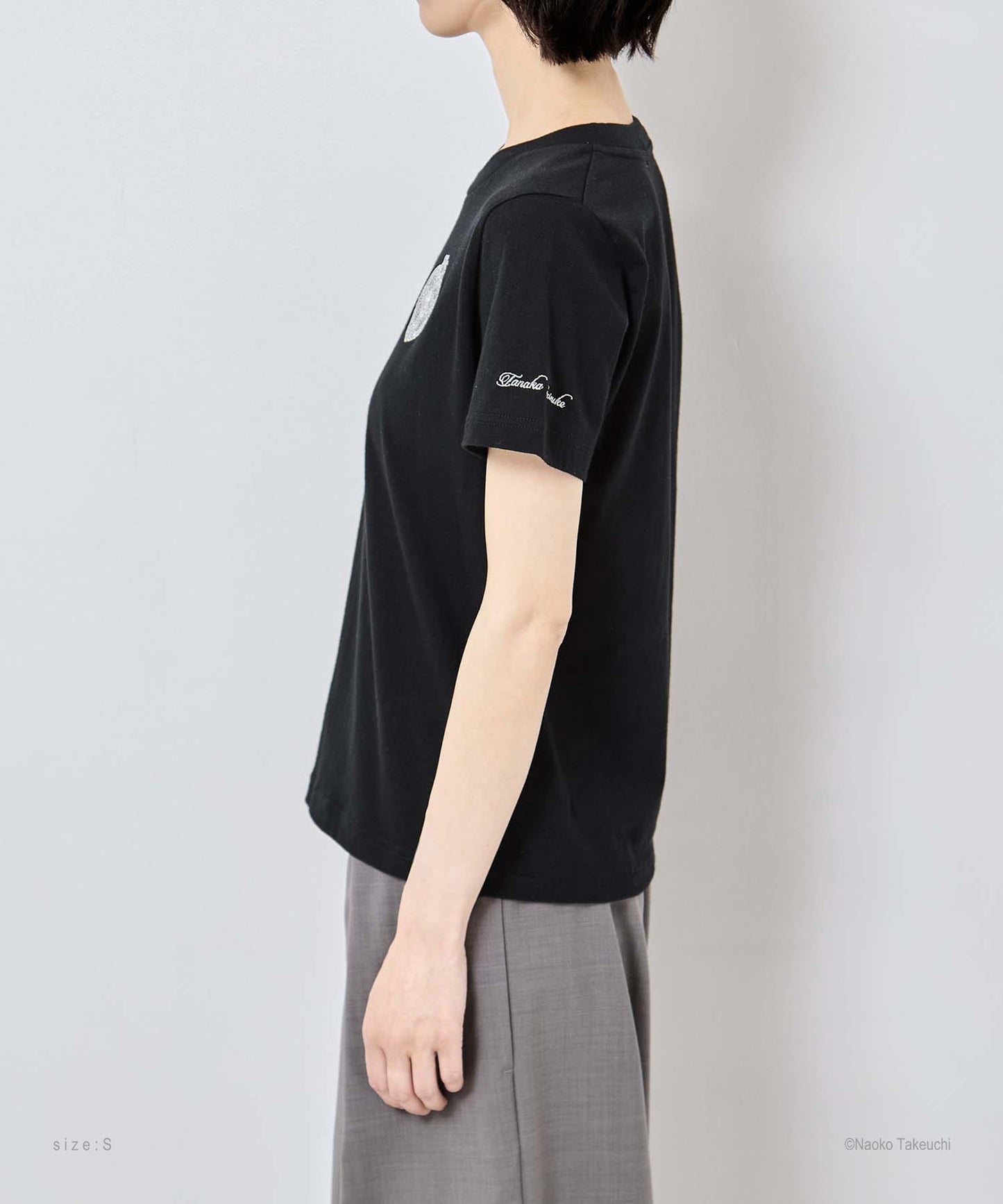 Cosmic Heart Compact T-shirt (Black)【stock】