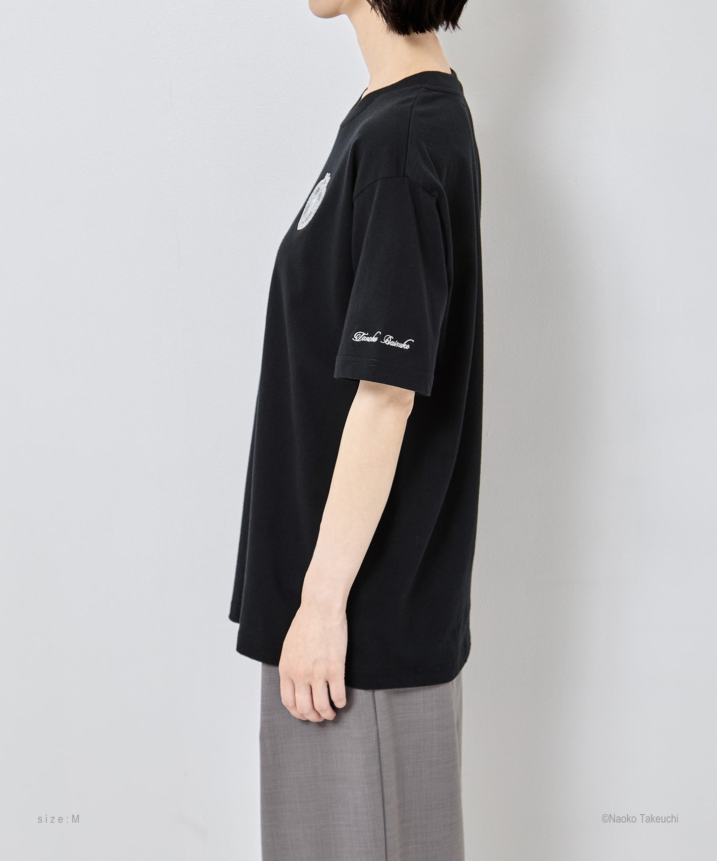 Cosmic Heart Compact T-shirt (Black)【stock】