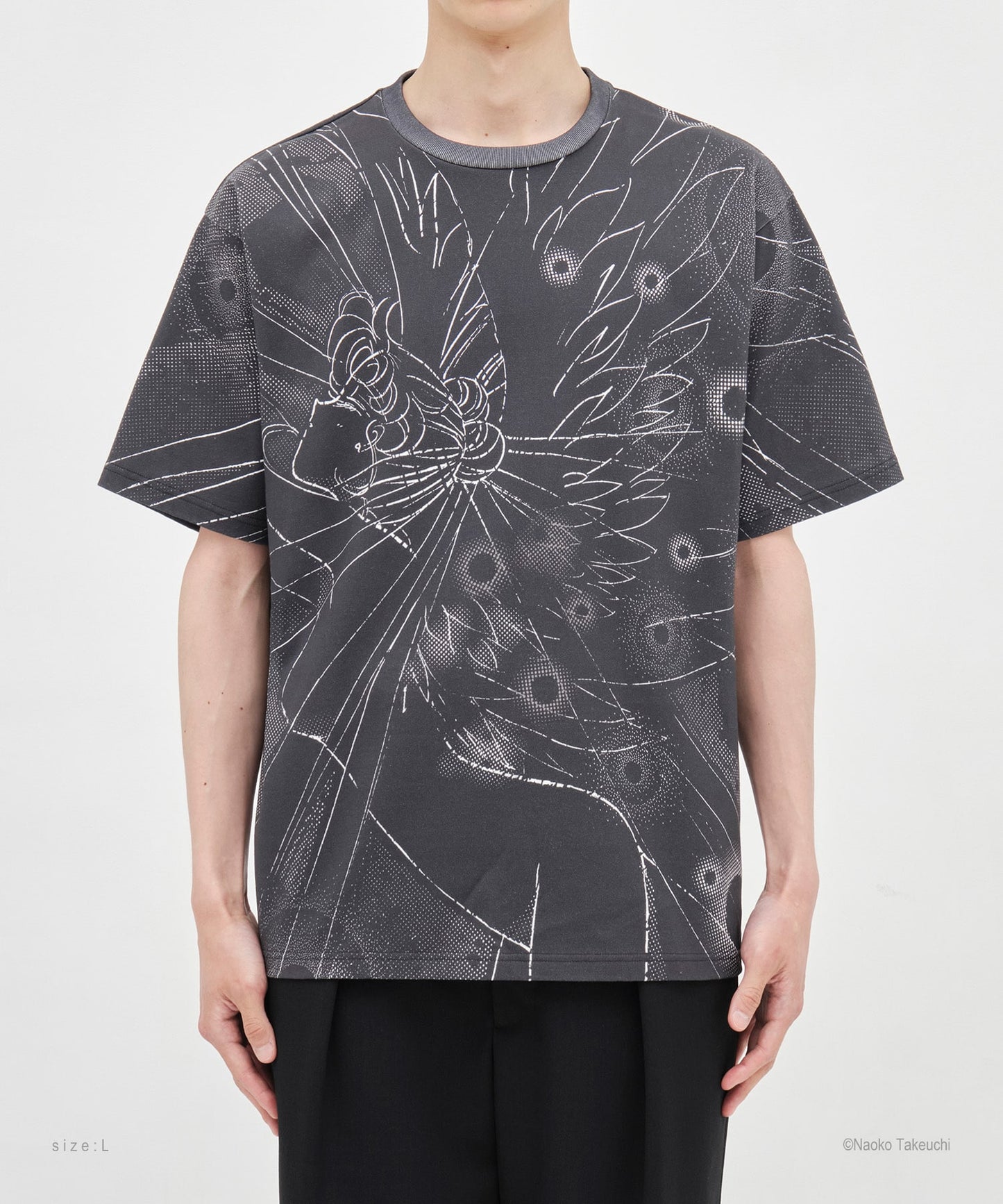 Eternal Sailor Moon T-shirt (Black)【stock】