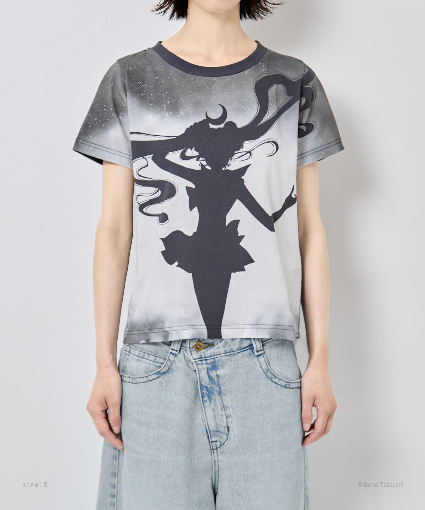 Sailor Moon silhouette T-shirt【stock】