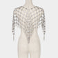 Chain bijou crystal cape Silver【Delivery in March 2027】