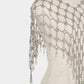 Chain bijou crystal cape Silver【Delivery in March 2027】