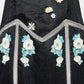 Silver lace floral dress【Delivery in March 2027】