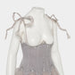 bijou bra corset dress One color【Delivery in March 2027】