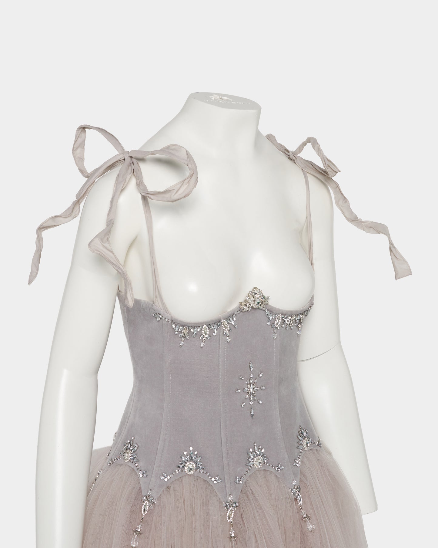 bijou bra corset dress One color【Delivery in March 2027】