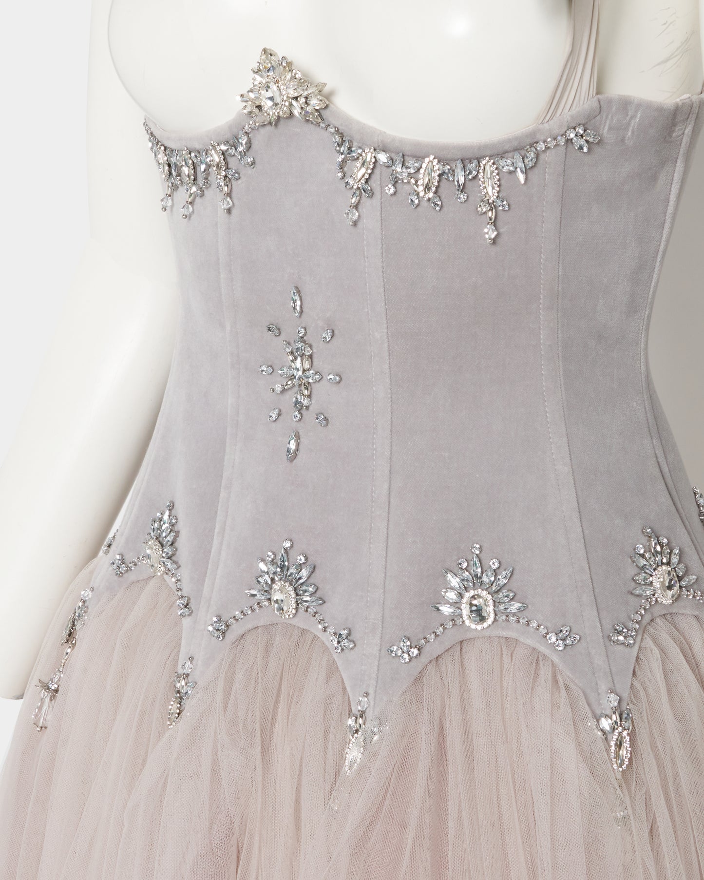 bijou bra corset dress One color【Delivery in March 2027】