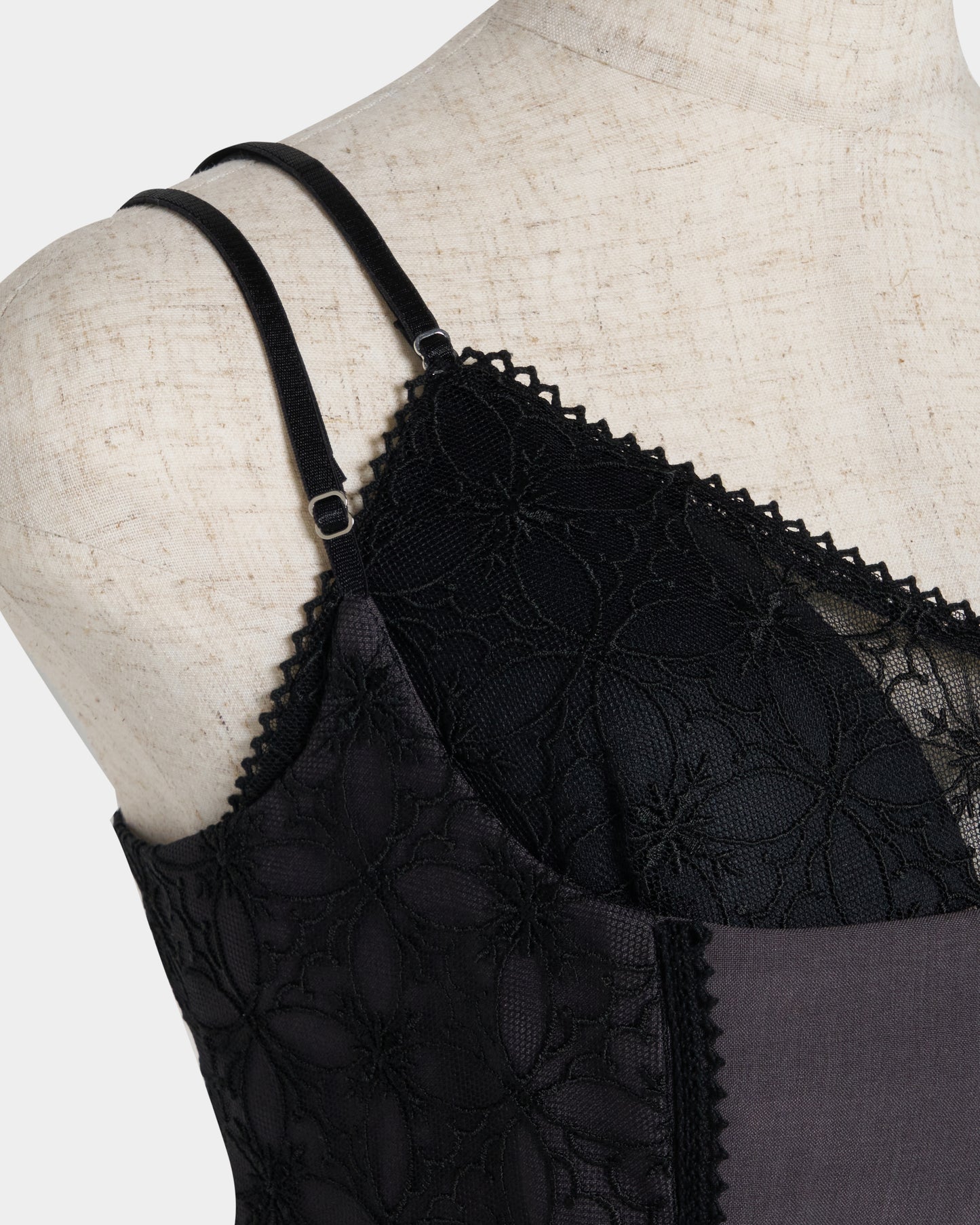 Rosette tile bustier tops Gray【Delivery in February 2027】
