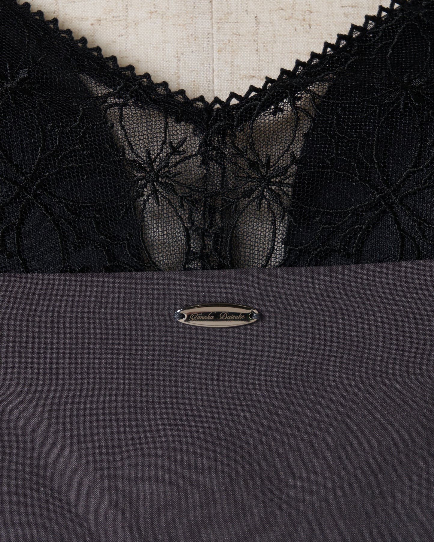 Rosette tile bustier tops Gray【Delivery in February 2027】