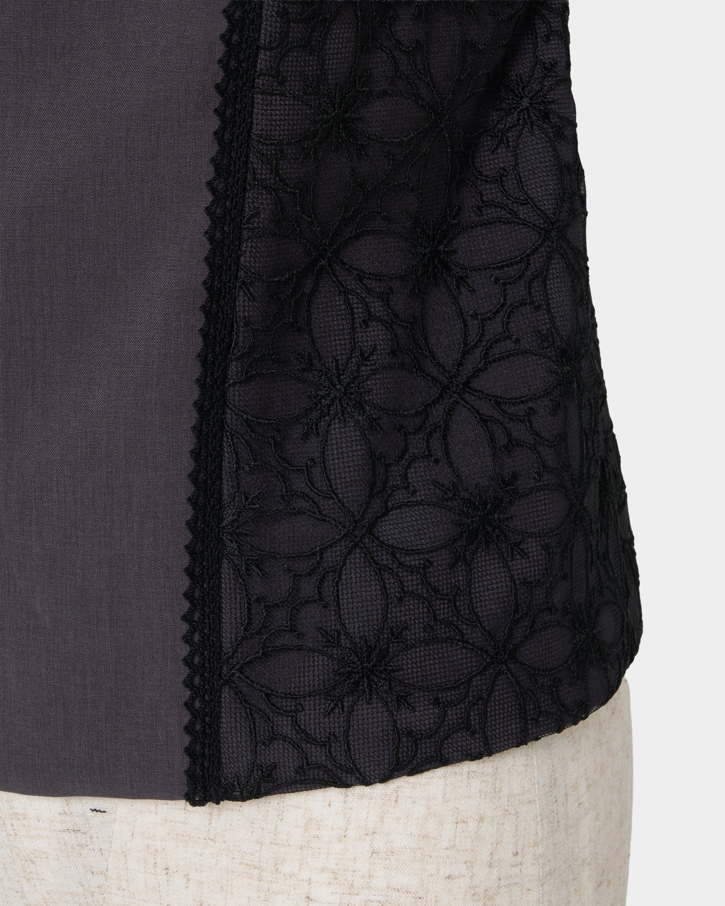 Rosette tile bustier tops Gray【Delivery in February 2027】
