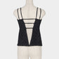 Rosette tile bustier tops Gray【Delivery in February 2027】