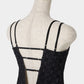 Rosette tile bustier tops Gray【Delivery in February 2027】