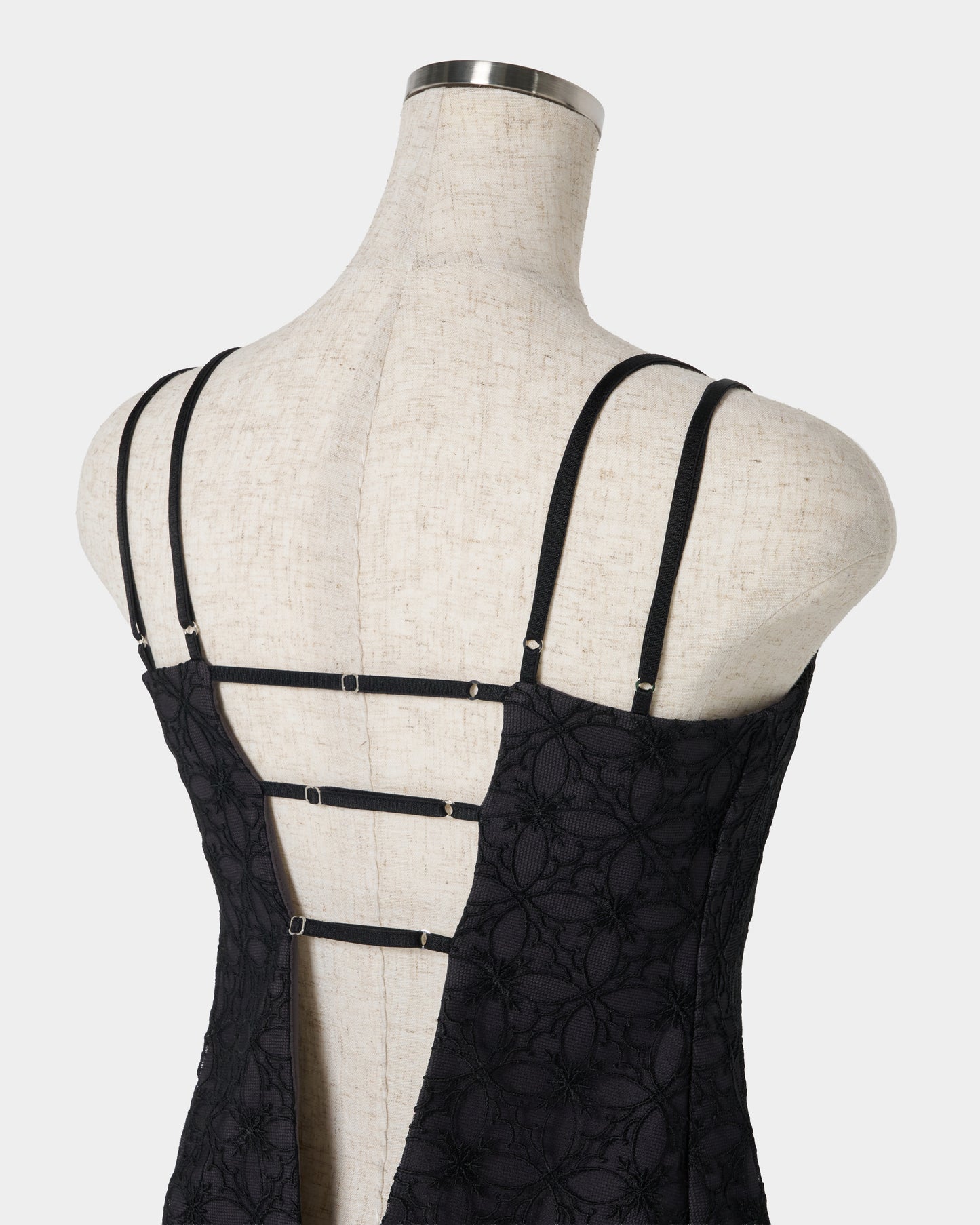 Rosette tile bustier tops Gray【Delivery in February 2027】