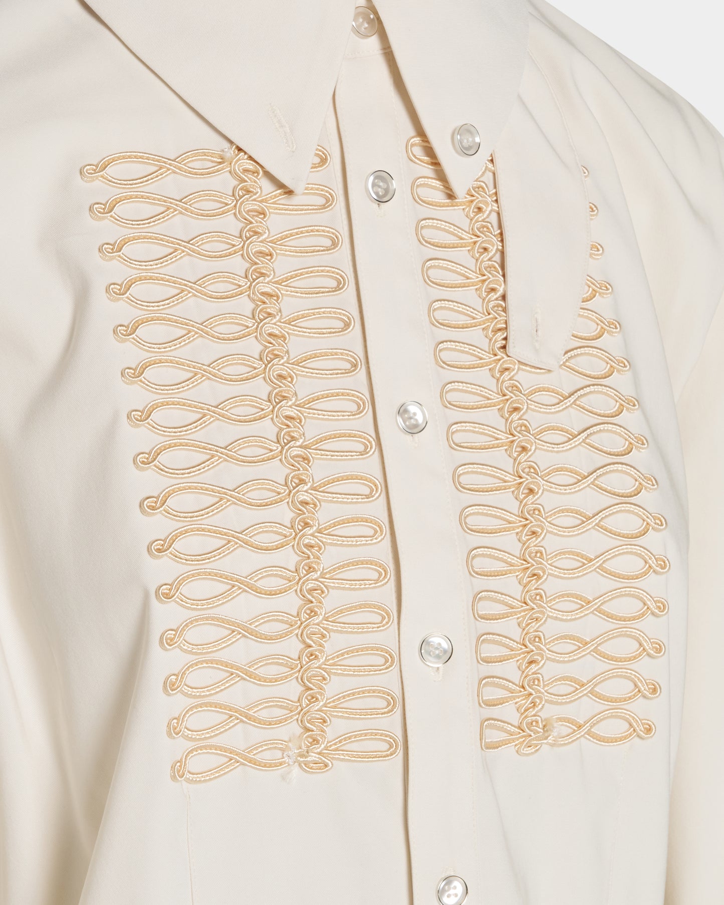 Napoleon shirt jacket Ivory【Delivery in January 2027】