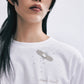 Bijou Aid long sleeve T-shirt White【stock】
