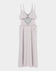 layered bra jersey cami one-piece Ash gray【stock】