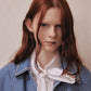 Letter pocket denim jacket Blue【Delivery in February 2027】