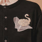 Meringue swan cardigan Black【Stock】
