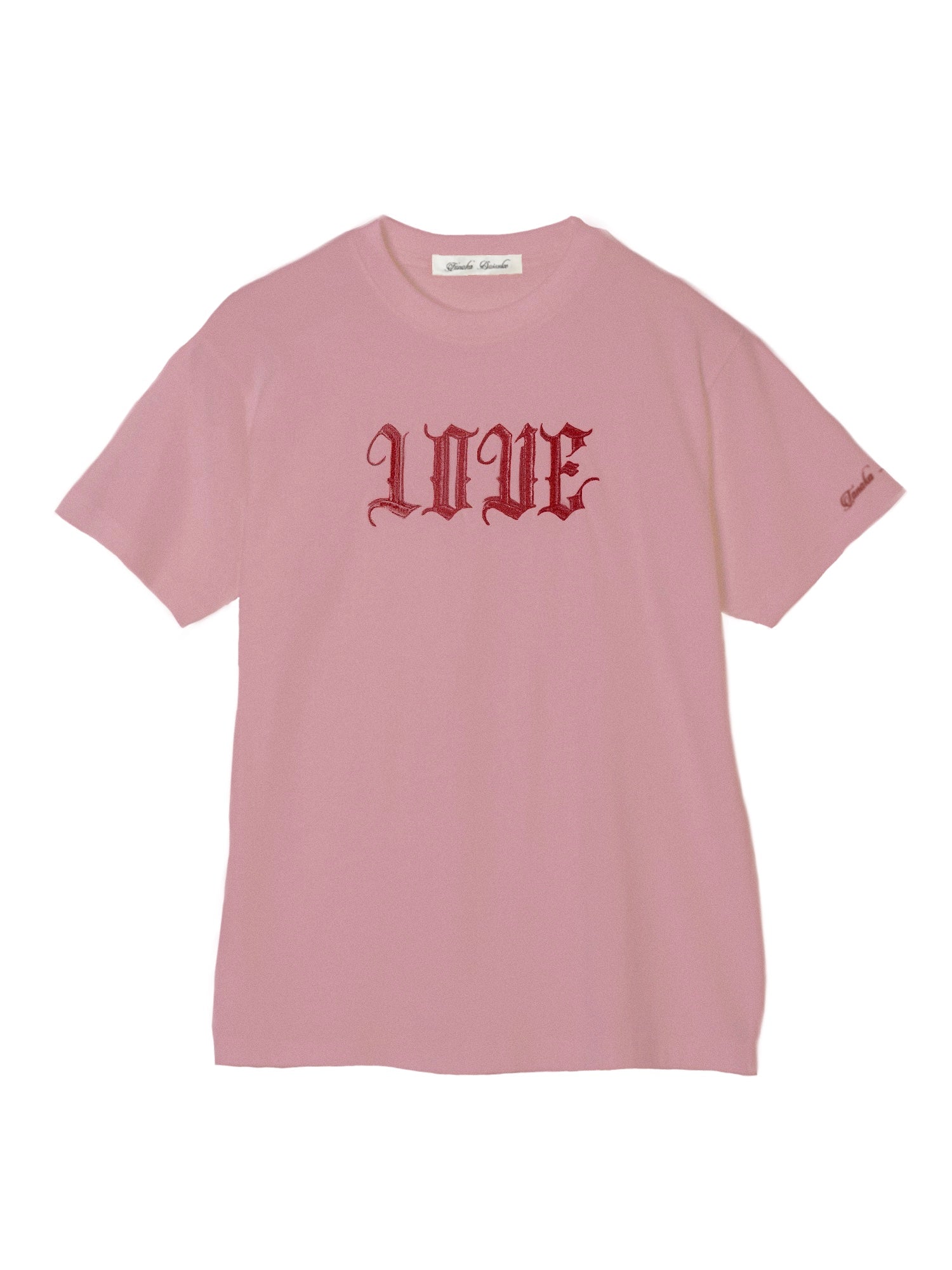 LOVE T-shirt Pink【stock】