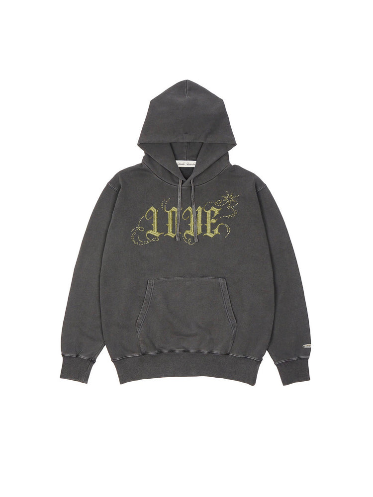 【New item】LOVE sparkle hoodie Black【Delivery in March 2026】