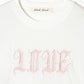LOVE mini T-shirt White【Delivery in September 2023】