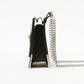 pleats flap leather micro bag silver tag【Delivery in February 2024】
