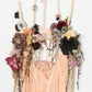 dropped flower garden finge dress【Delivery in February 2024】