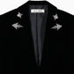 silver tag velvet jacket【Delivery in July 2024】