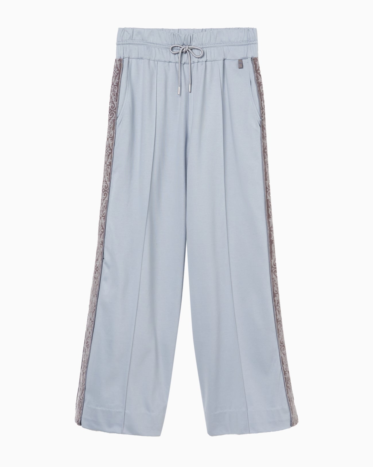 【sakaitakeru collaboration】damask line pale blue pants【Delivery in May 2024】