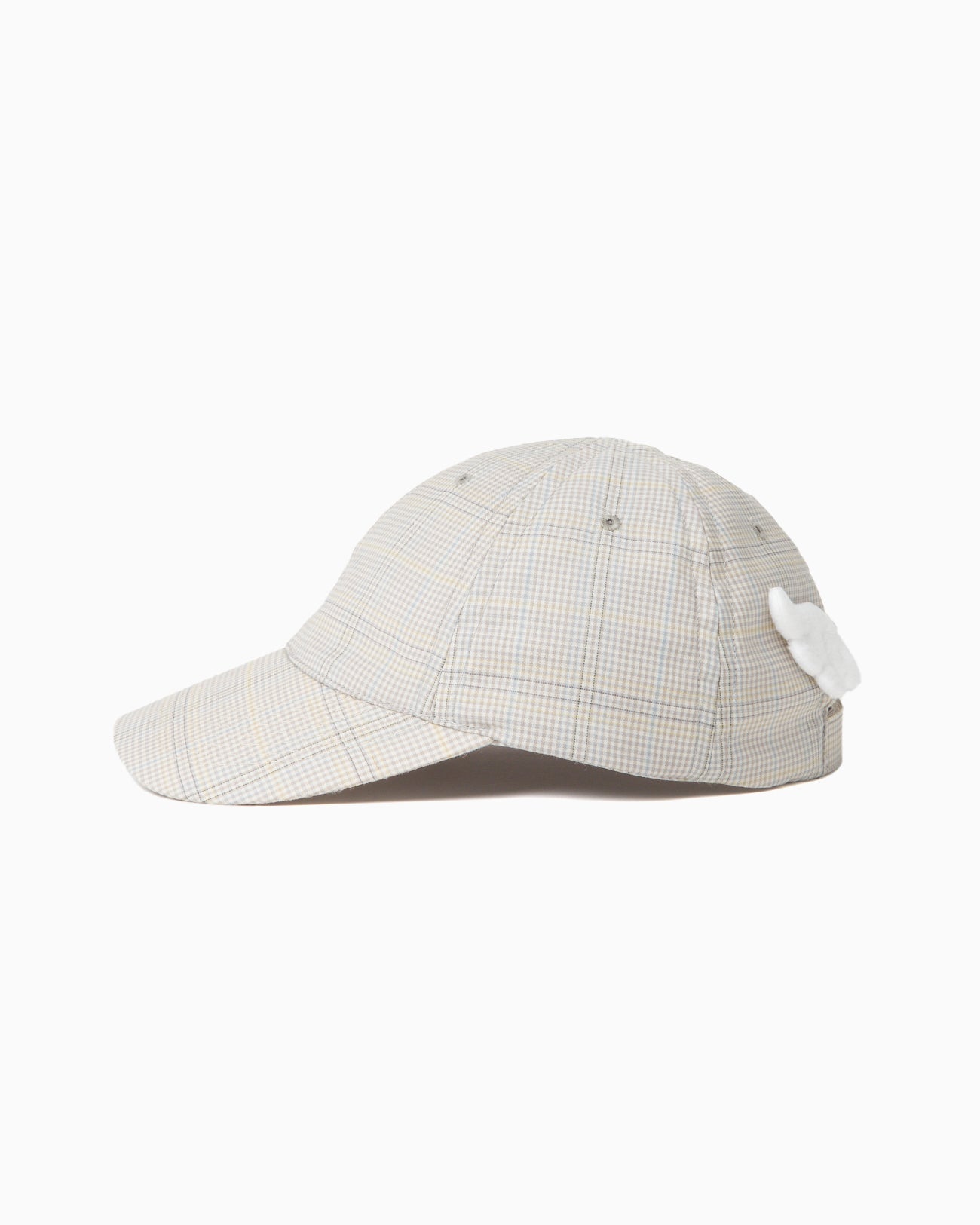 【sakaitakeru collaboration】Cartoon anel wing check cap【Delivery in May 2024】