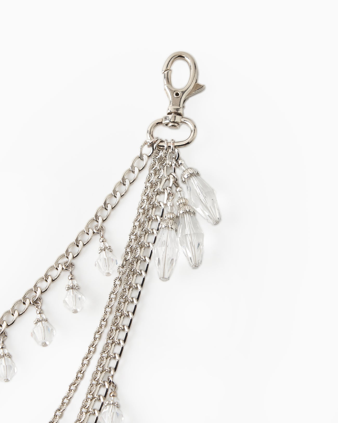 crystal ribbon chain necklace – tanakadaisuke