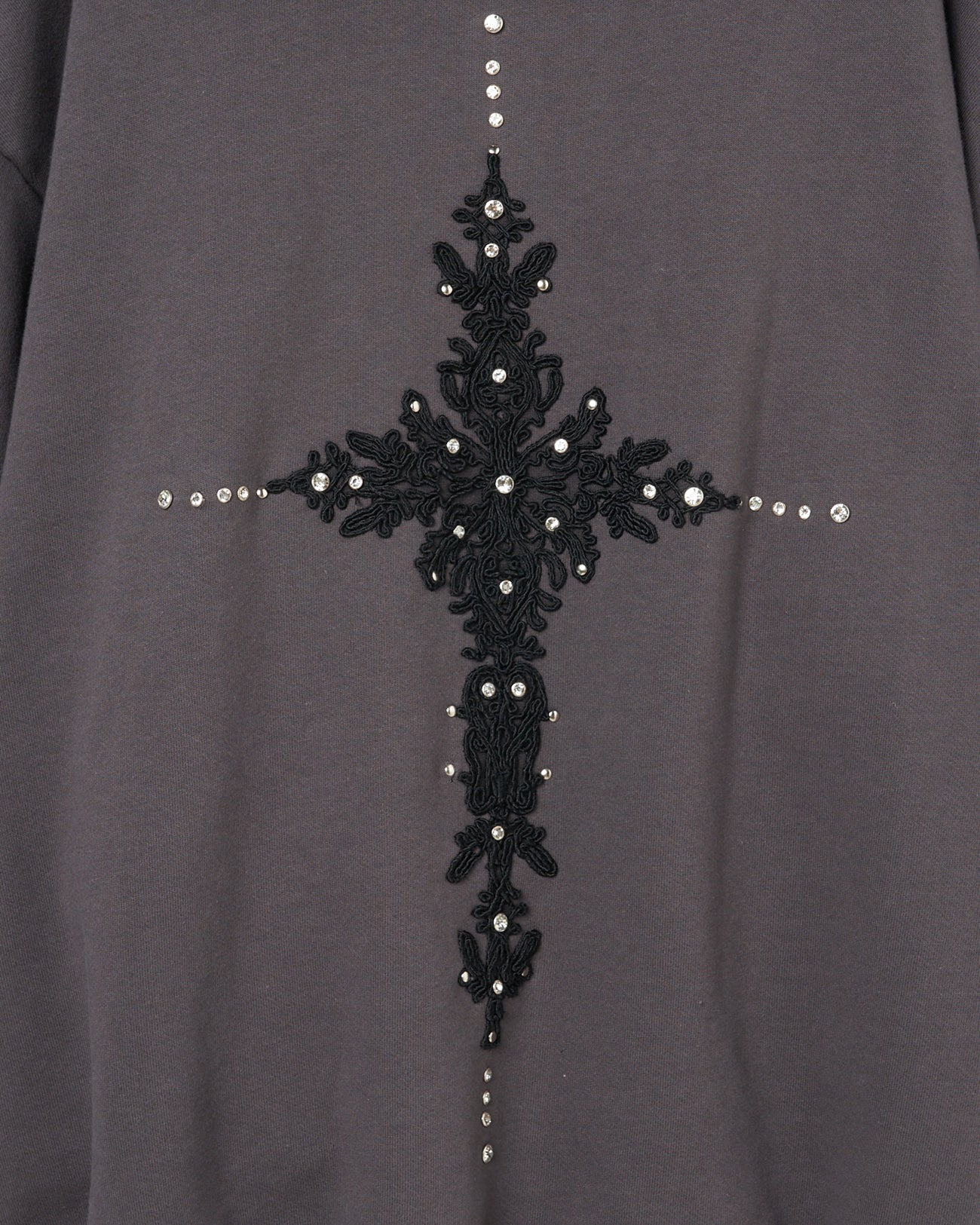 【sakaitakeru collaboration】damask cross emboidery hoodie【Delivery in July  2024】