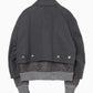 【sakaitakeru collaboration】black mirage layered jacket【Delivery in July 2024】