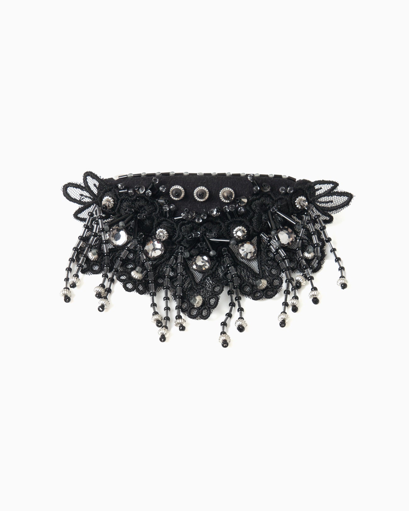 Snow bijou barrette Black 【Delivery in July 2024】