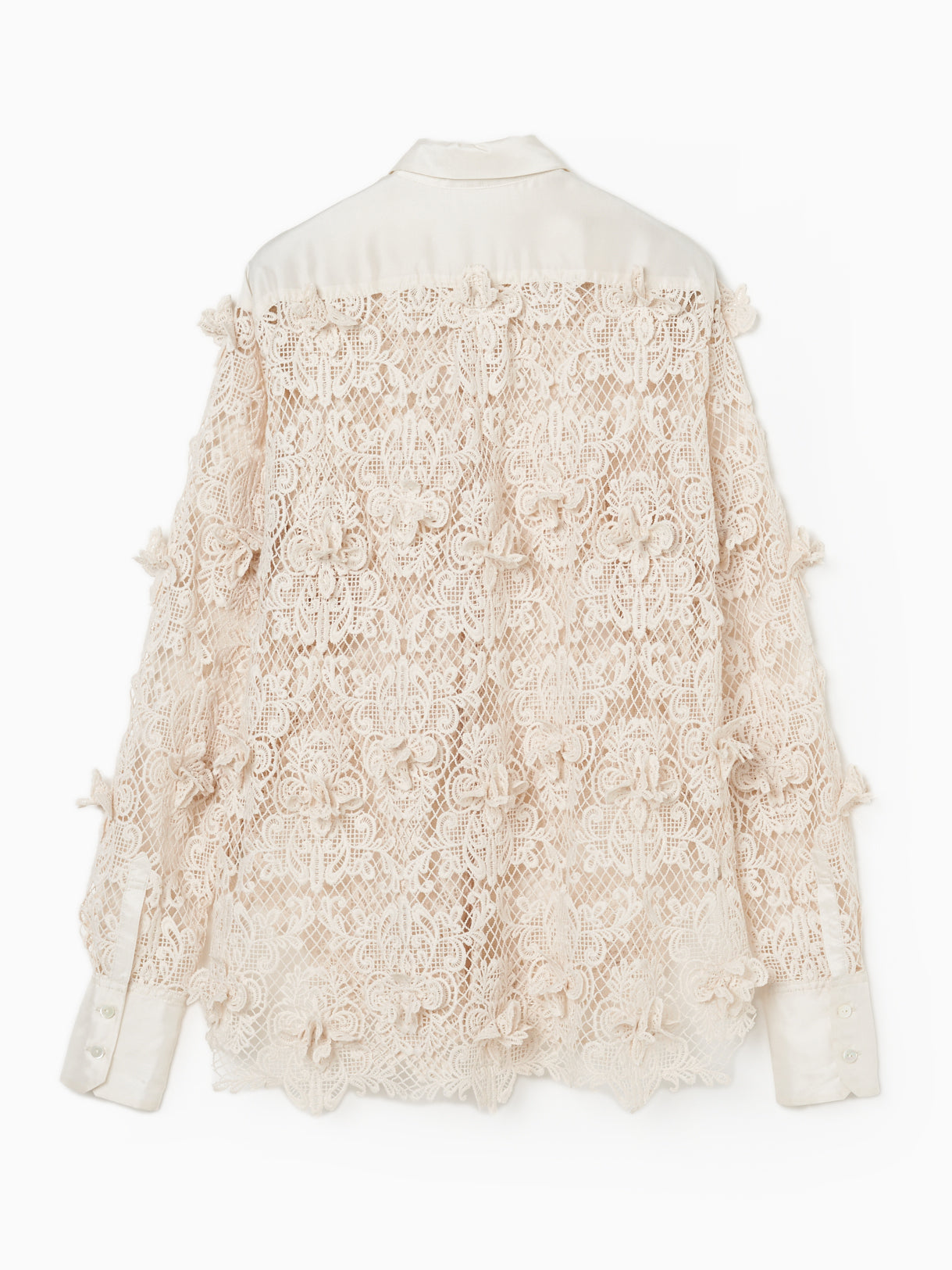 orchid lace shirt Beige【Delivery in February 2025】