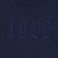 LOVE T-shirt Navy【stock】