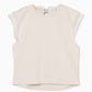 china butterfly no sleeve tops Beige【Stock】