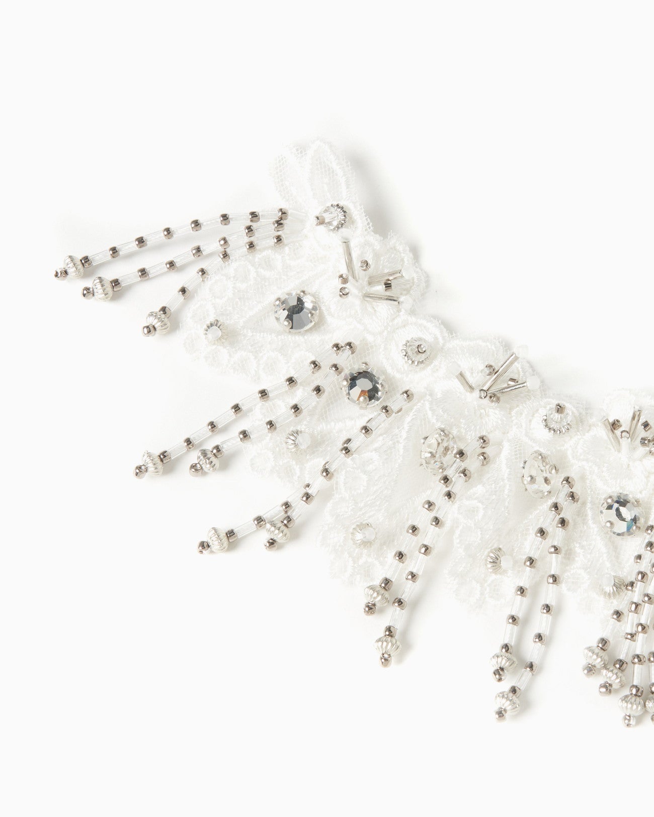 snow bijou lace cuffs White【Delivery in March 2025】