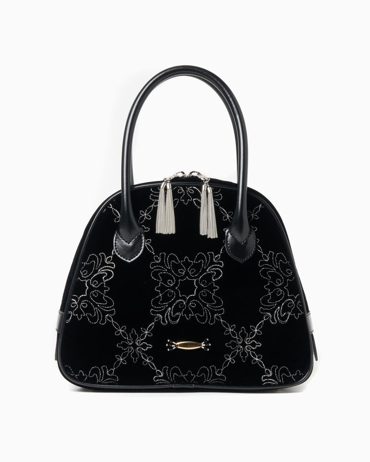 palace tiles velvet hand bag【Delivery in March 2027】