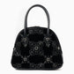 palace tiles velvet hand bag【Delivery in March 2025】