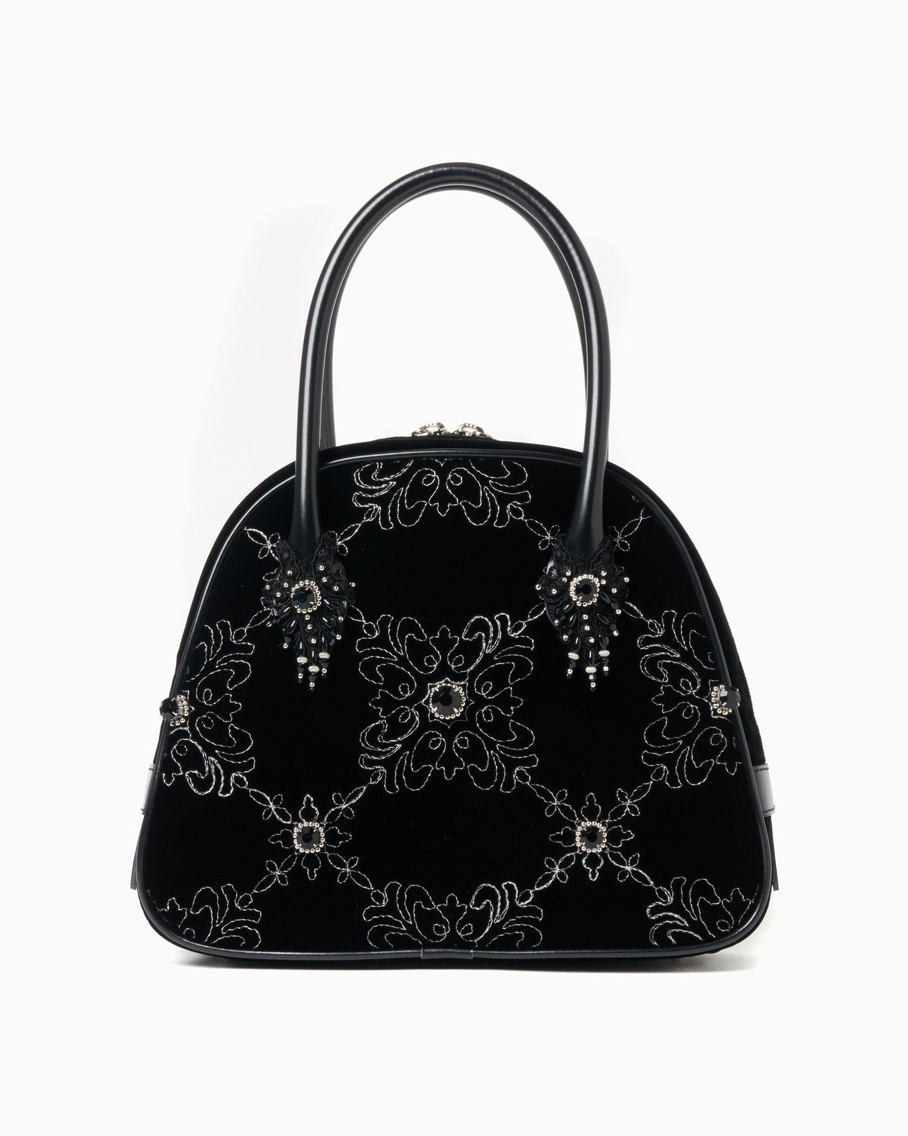 palace tiles velvet hand bag【Delivery in March 2025】