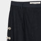 flower tulle skirt pants Black【Delivery in February 2025】