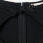 layered bra puff sleeve blouse Black【Delivery in February 2025】