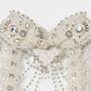 silver braid ribbon bustier【Delivery in March 2025】